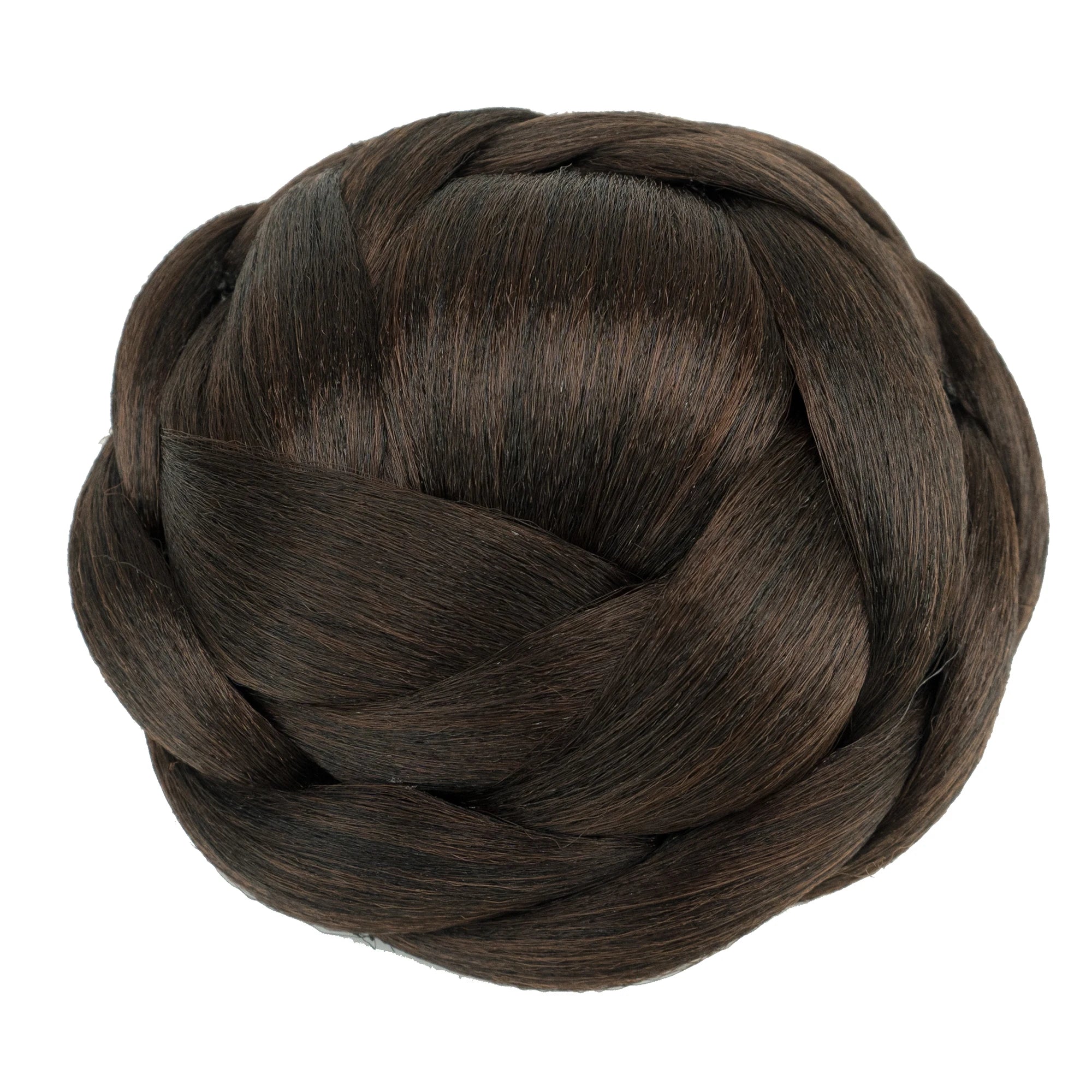 Synthetic Braided Chignon Hair Bun Extension - 10