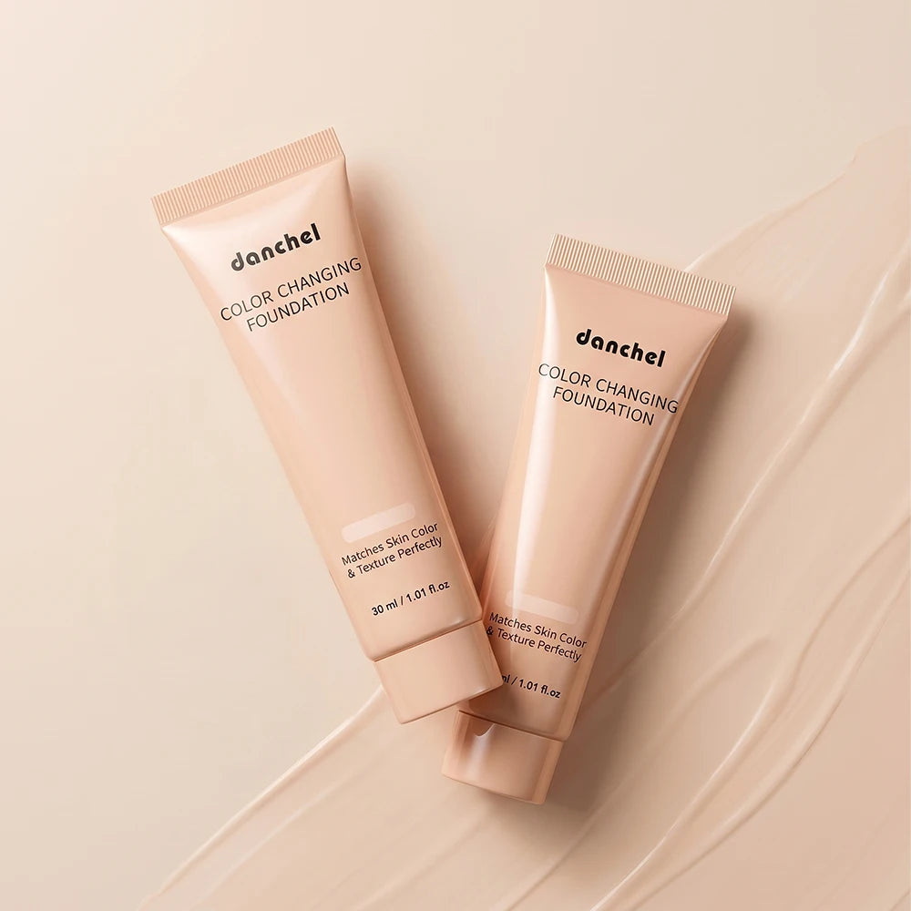 Color-Changing Liquid Foundation for Flawless Even Skin Tone Coverage
