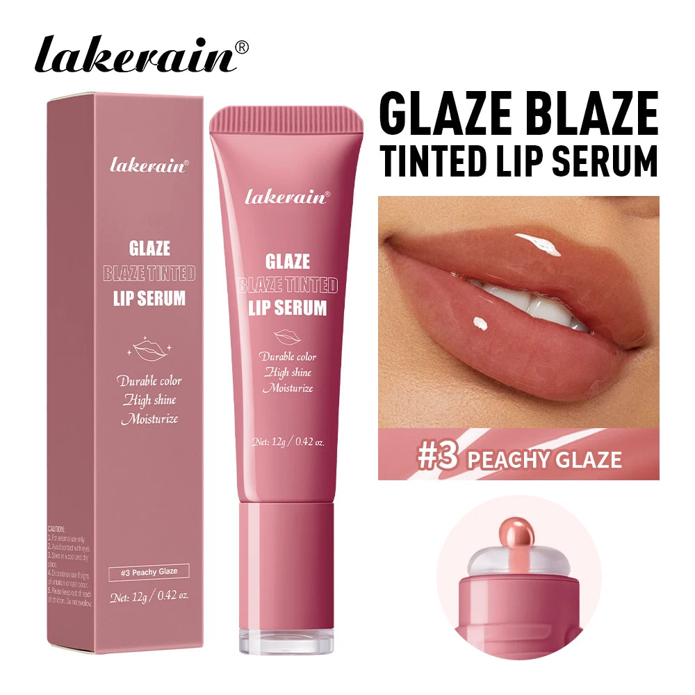 Hydrating Tinted Lip Serum for High-Shine Plump and Nourished Lips