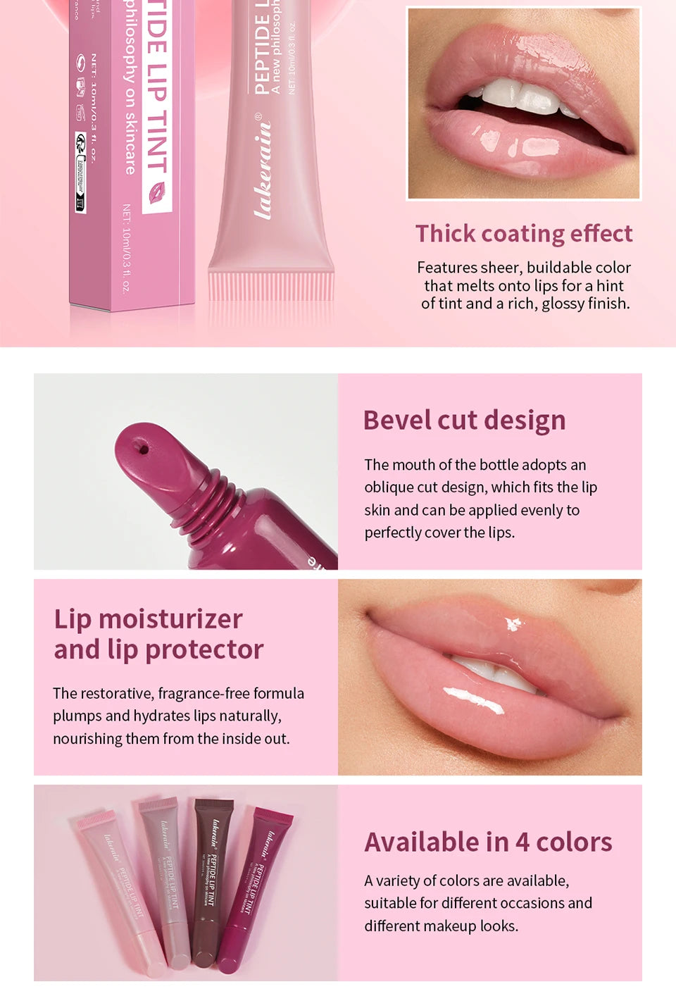 Peptide Moisturizing Lip Tint for Soft and Hydrated Lips - 11