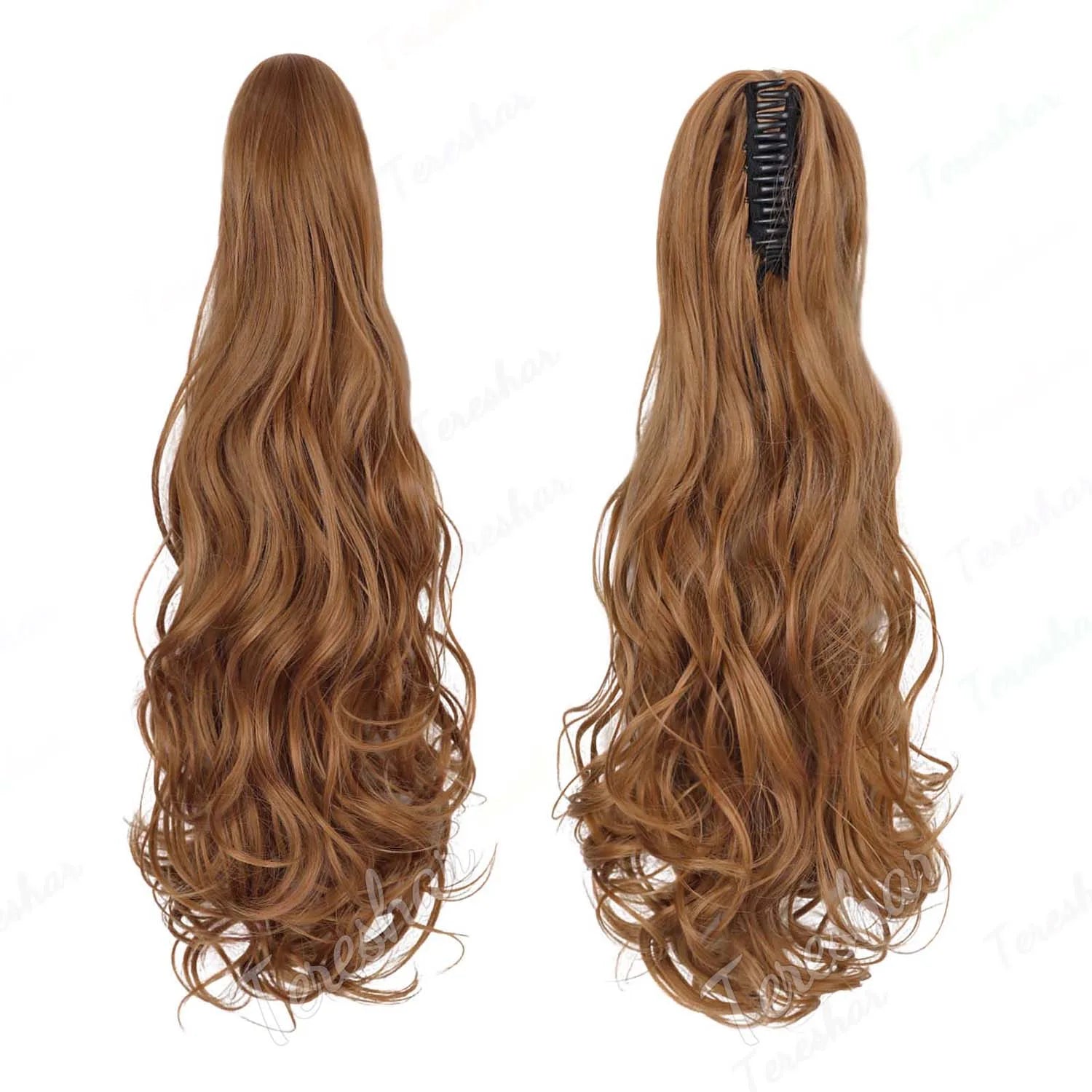 Wavy Claw Clip Ponytail Extension for Instant Volume and Length - 20