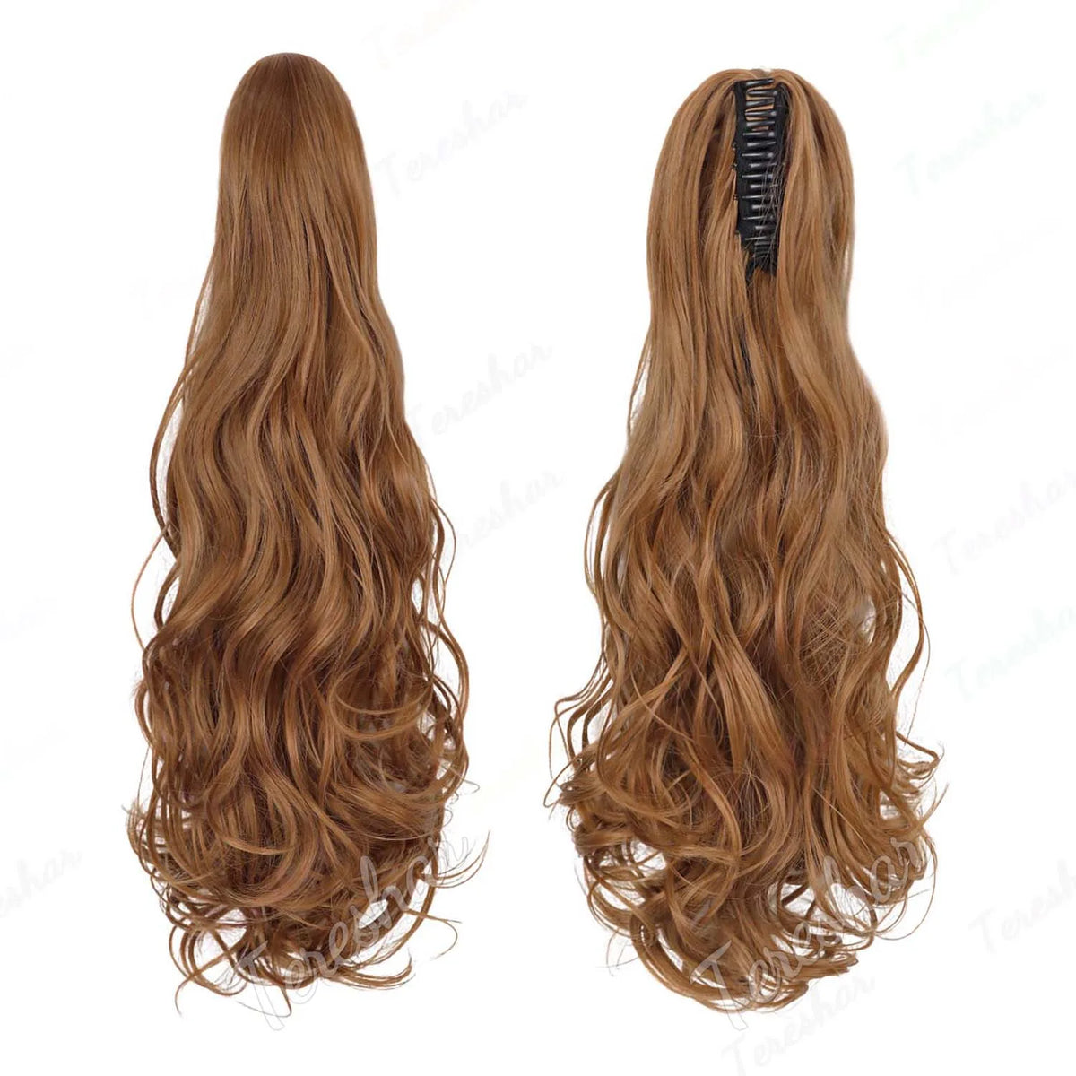 Wavy Claw Clip Ponytail Extension for Instant Volume and Length