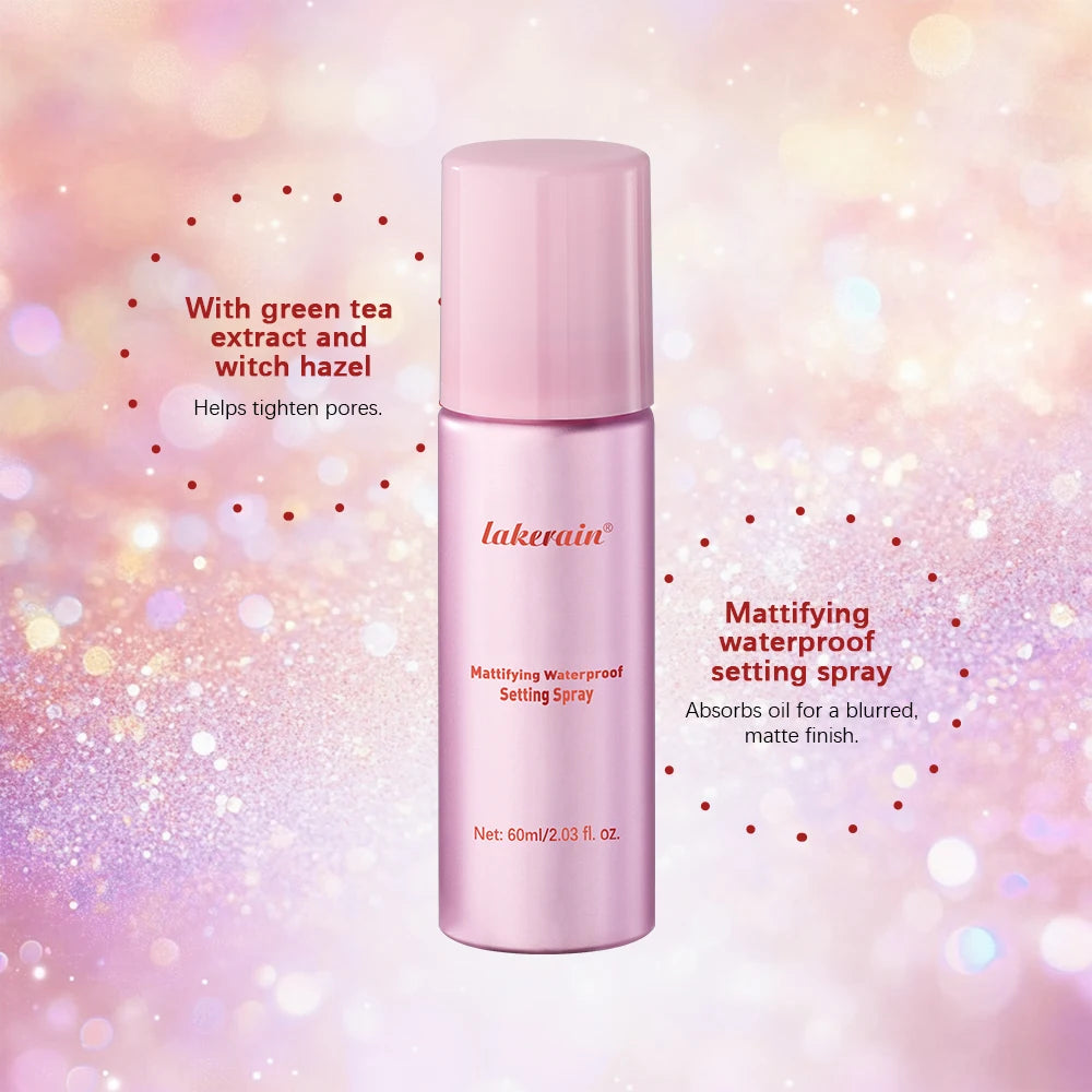 Long-Lasting Oil Control Waterproof Makeup Setting Spray for All Skin