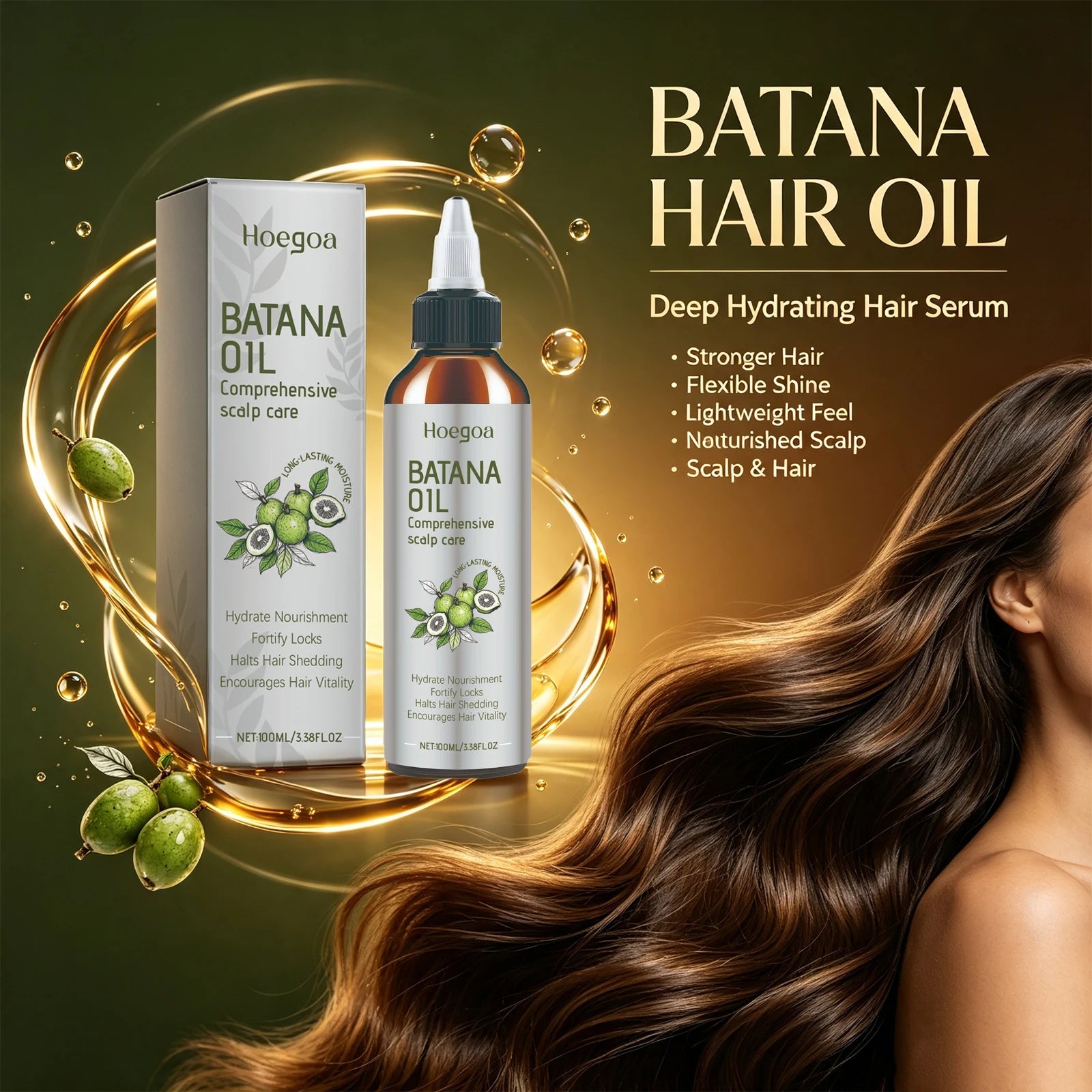 Nourishing Batana Hair Oil for Scalp Repair and Stronger Hair Growth - 1