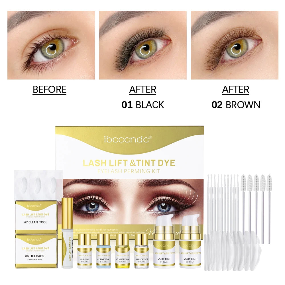 Professional Brow Lamination and Tinting Kit for Perfect Eyebrows