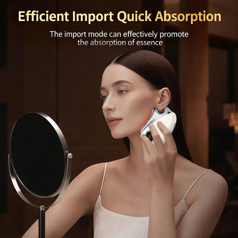 3-in-1 LED Facial Massager for Skin Tightening and Lymphatic Drainage - 13