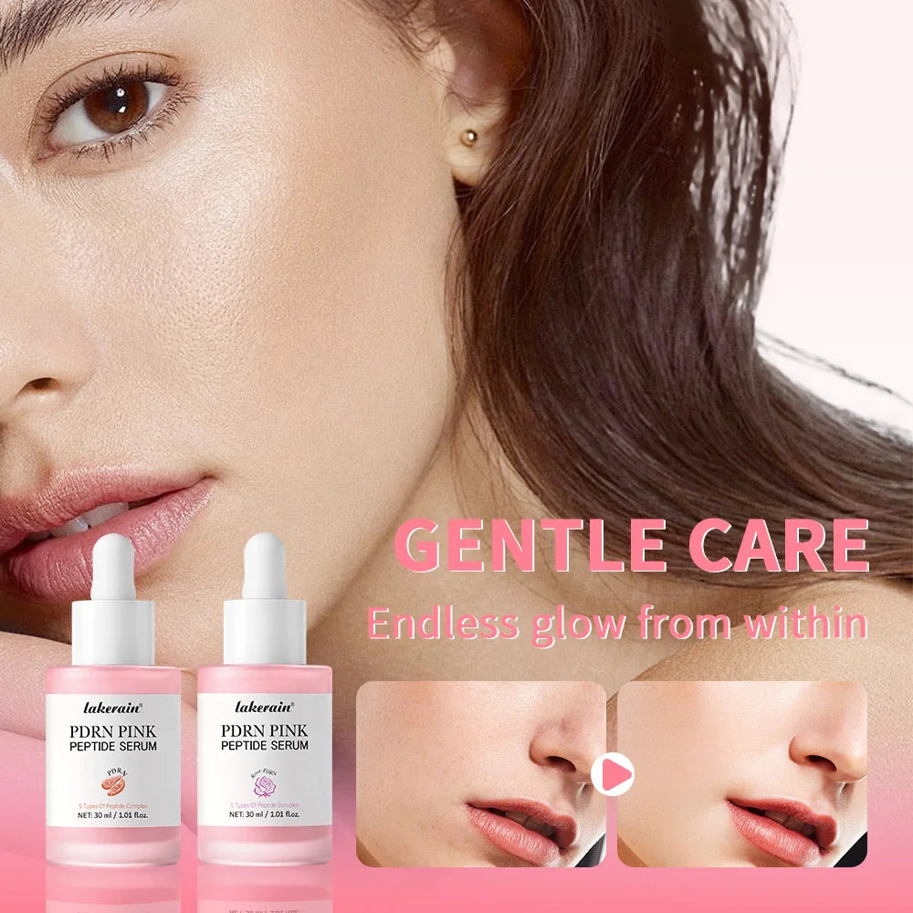 Salmon PDRN Pink Peptide Facial Serum for Radiant Glass-Like Skin