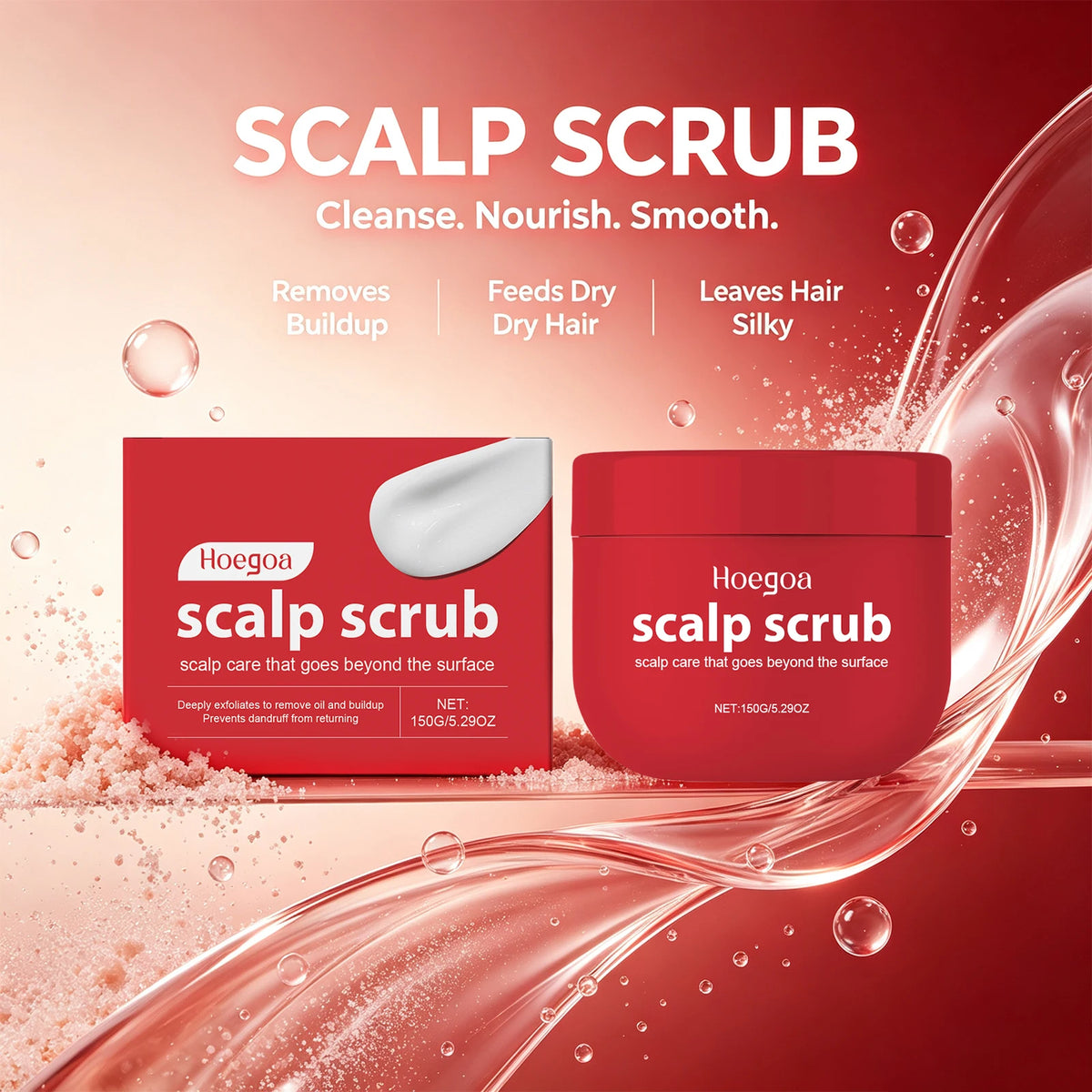 Deep Cleansing Scalp Exfoliator for Dandruff Relief and Oil Control