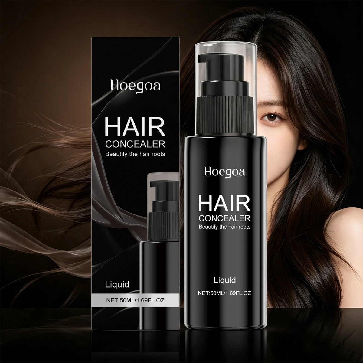 Instant Hair Concealer and Root Cover Up for Thicker Fuller Looking Hair