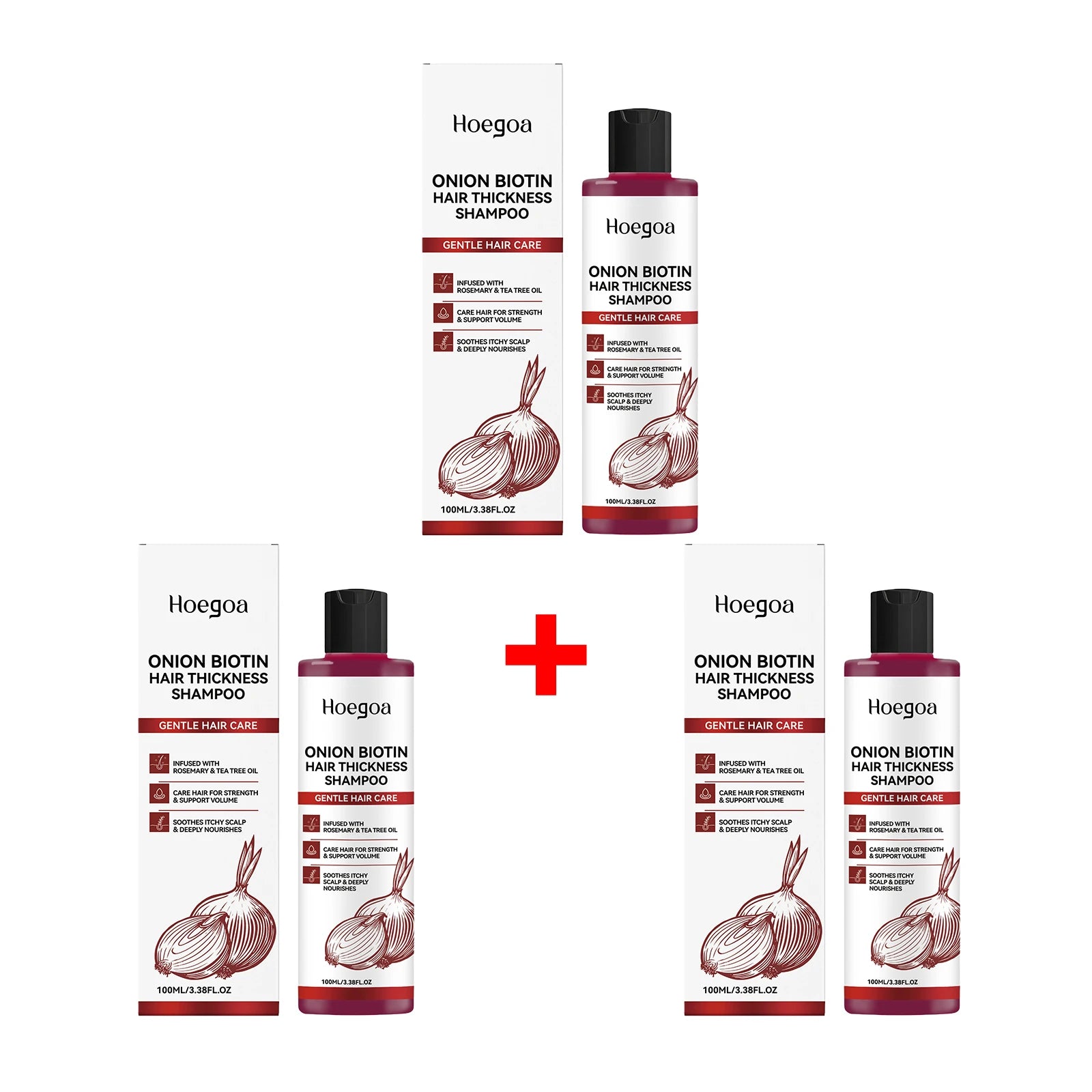 Onion Biotin Shampoo for Thicker Voluminous Hair and Scalp Nourishment - 19