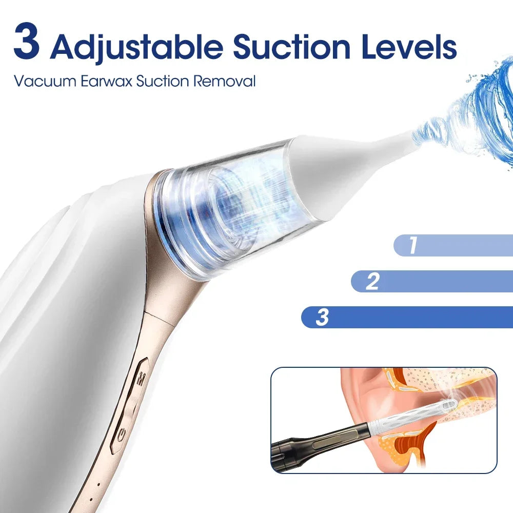 Intelligent Electric Earwax Vacuum Removal Tool for Gentle Ear Cleaning