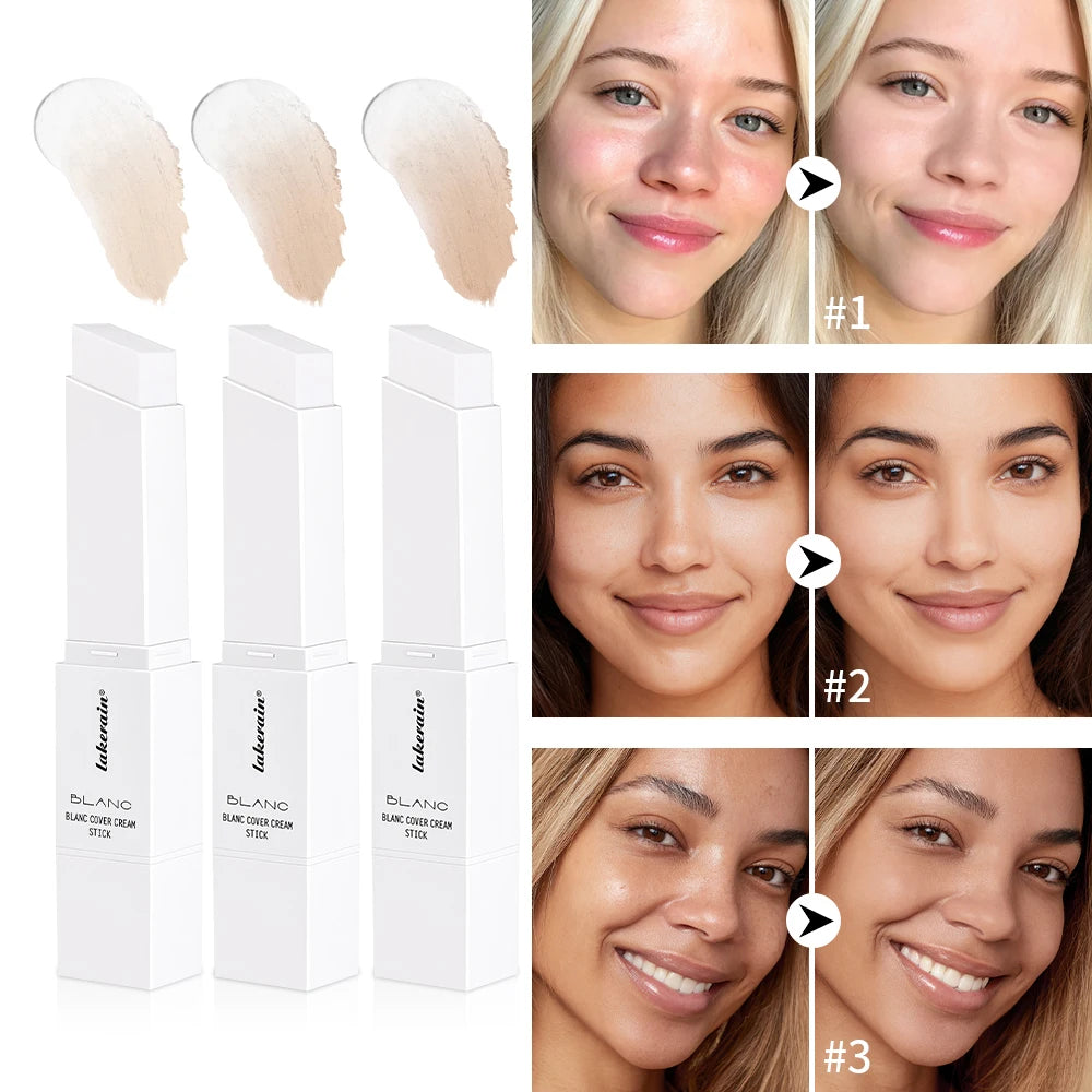 Creamy Blendable Foundation Stick with Built-in Detachable Brush - 2