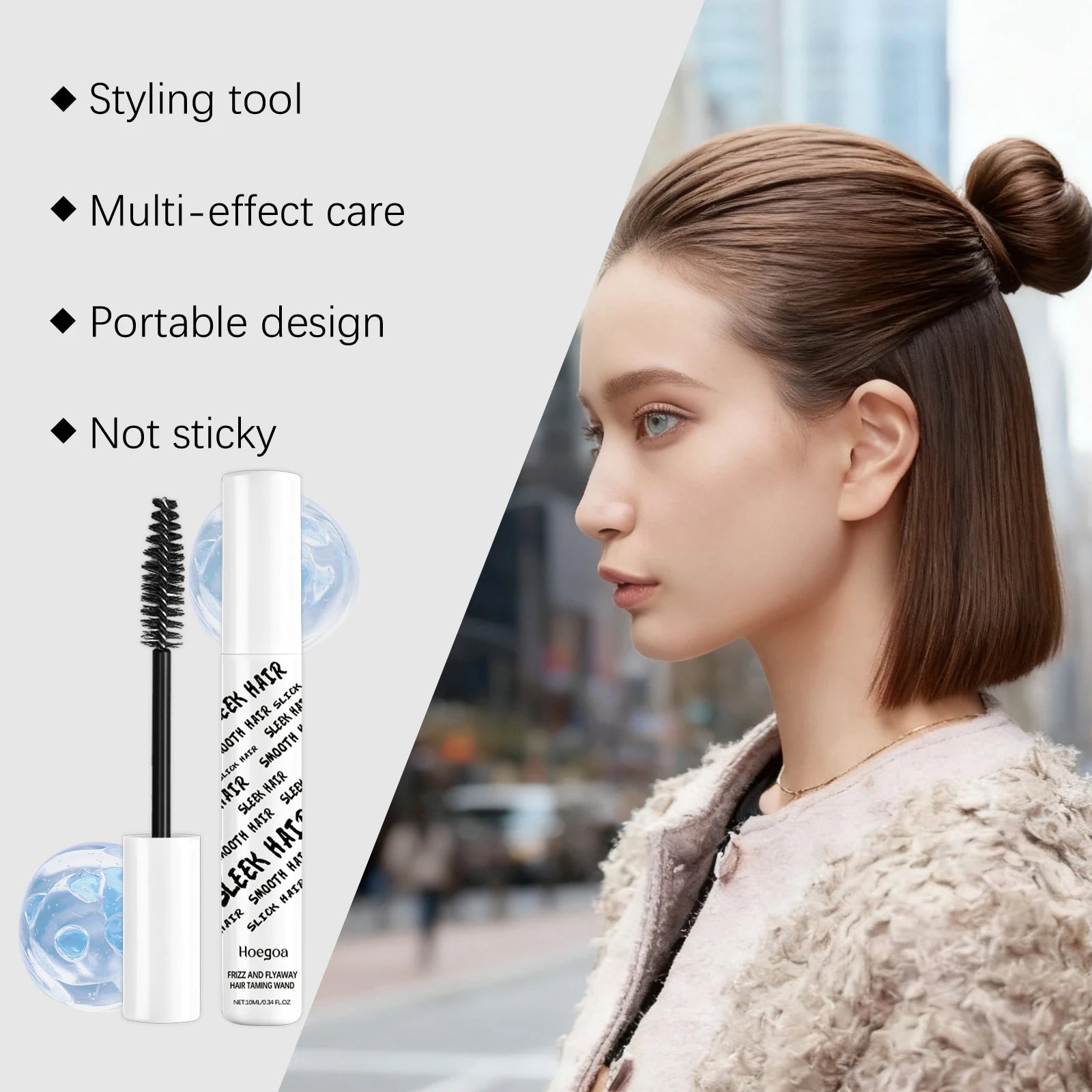 Anti-Frizz Hair Finishing Stick for Sleek Flyaway and Edge Control - 13