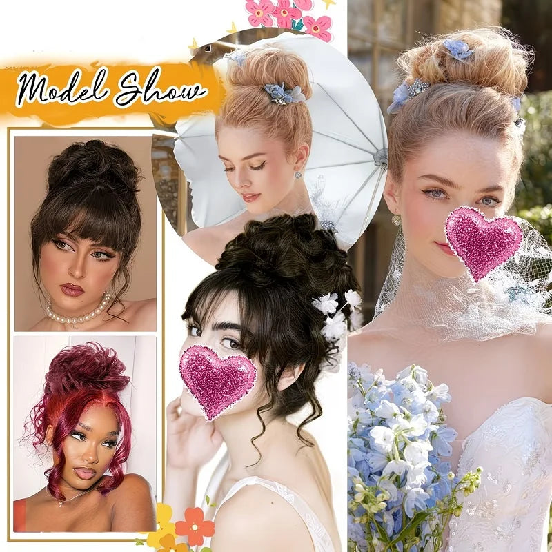 Messy Bun Hairpiece Scrunchie for Easy Elegant Hairstyles - 6