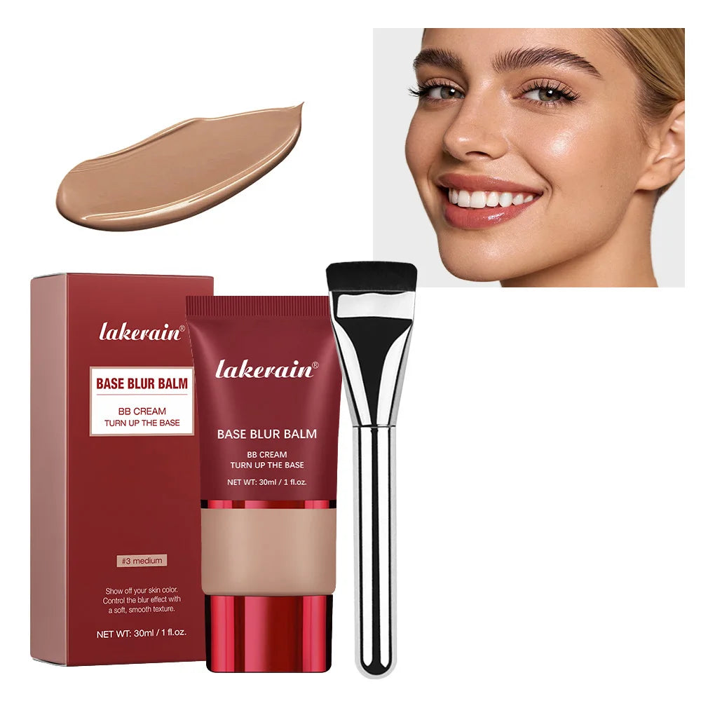 Blurring Foundation Balm with Applicator Brush for a Smooth Matte Finish - 26