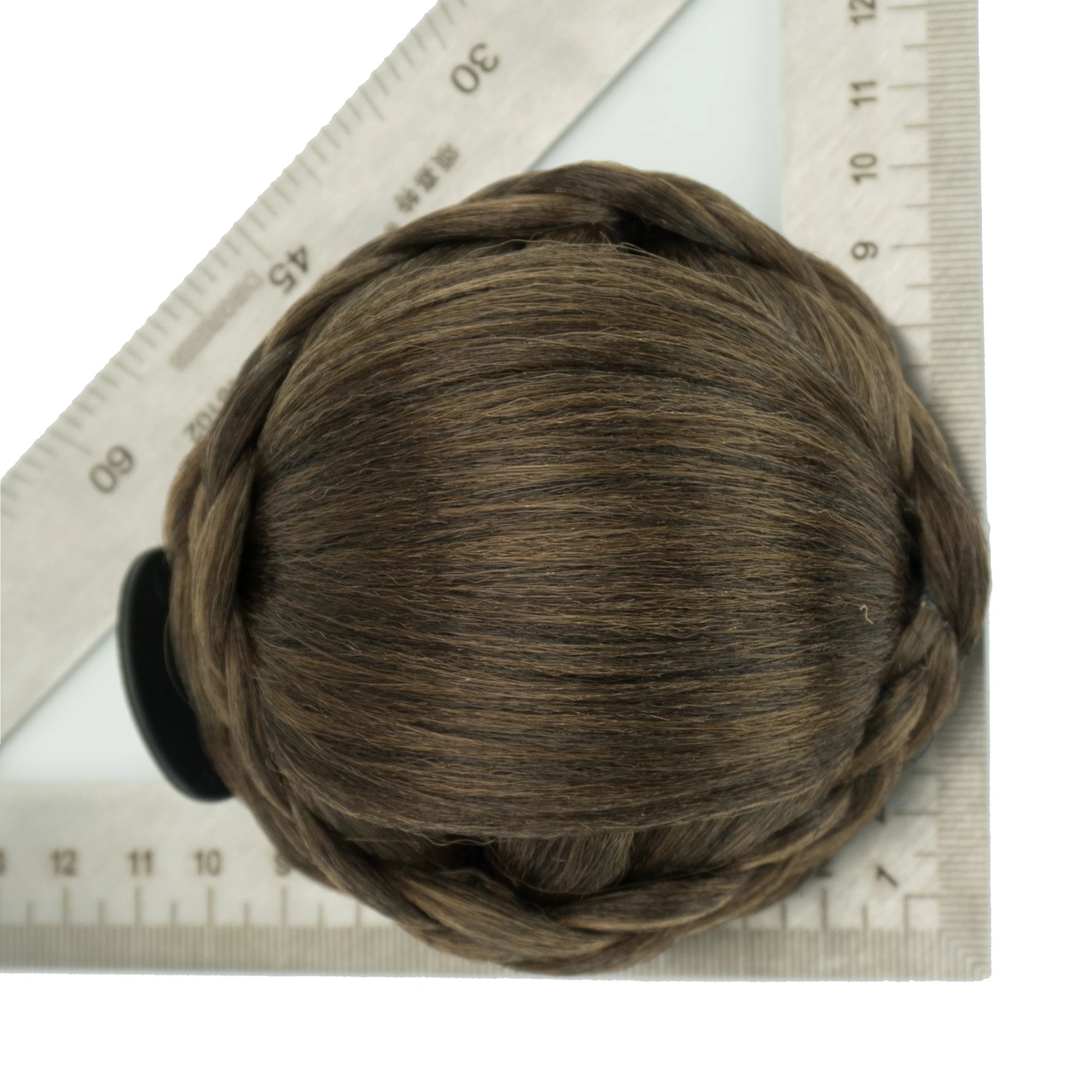 Braided Chignon Claw Clip Hair Bun Updo - 4
