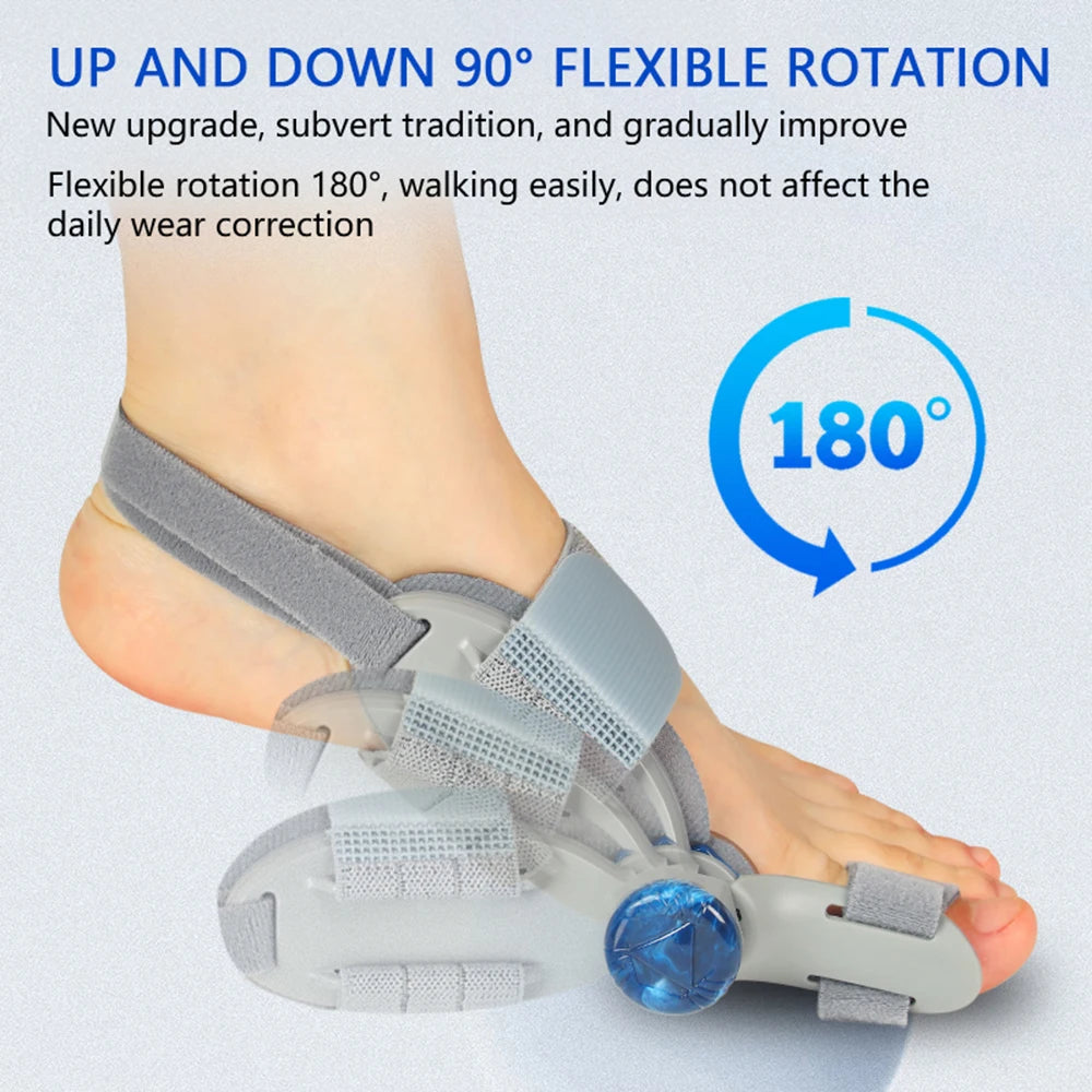 Adjustable Bunion Corrector with Knob Dial for Pain Relief and Alignment