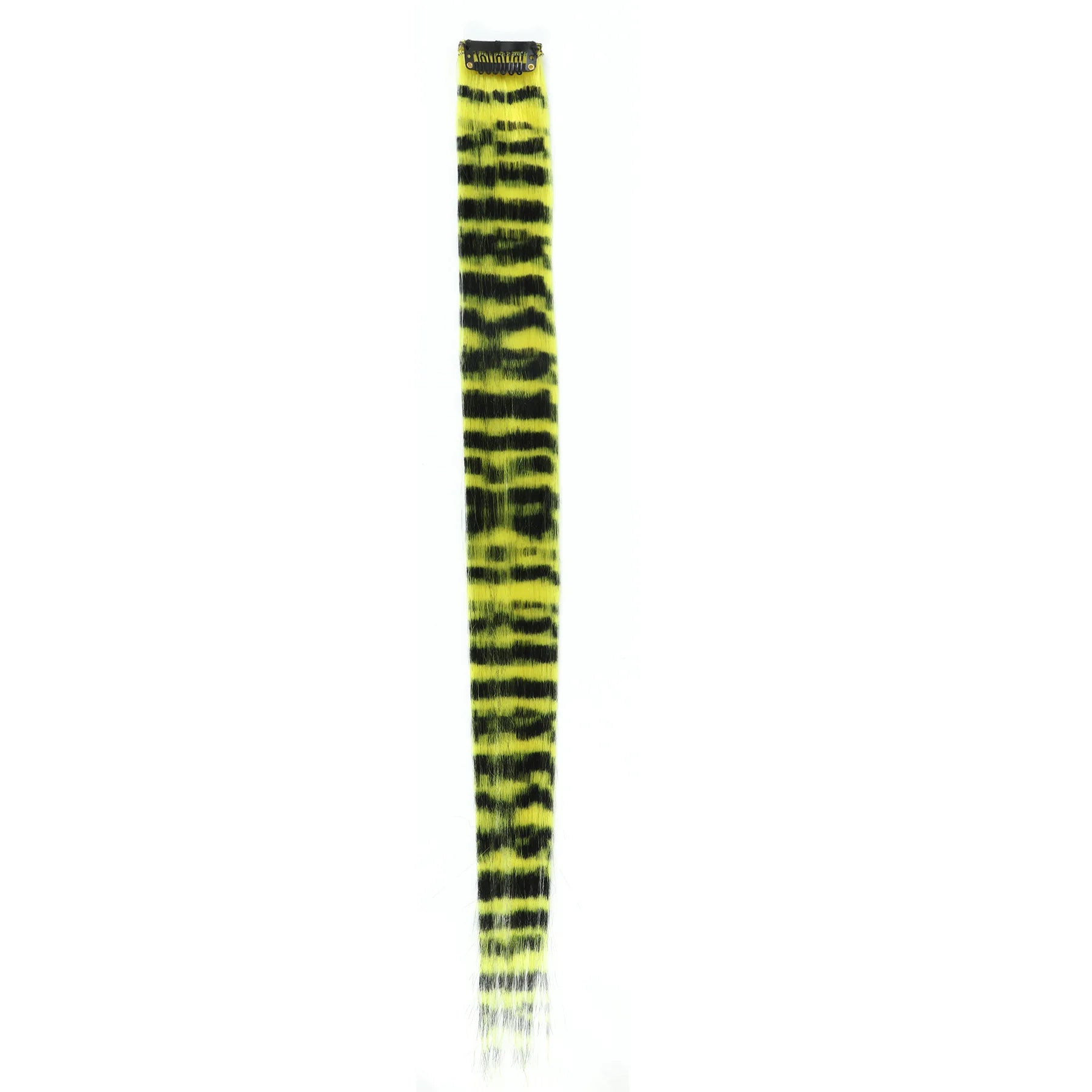 Colorful Leopard Print Clip-In Hair Extensions for Parties and Daily Use - 18