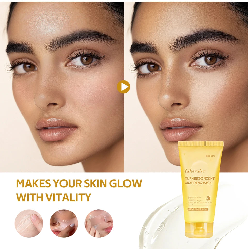 Collagen Overnight Wrapping Peel-Off Mask for Hydrating and Firming Skin
