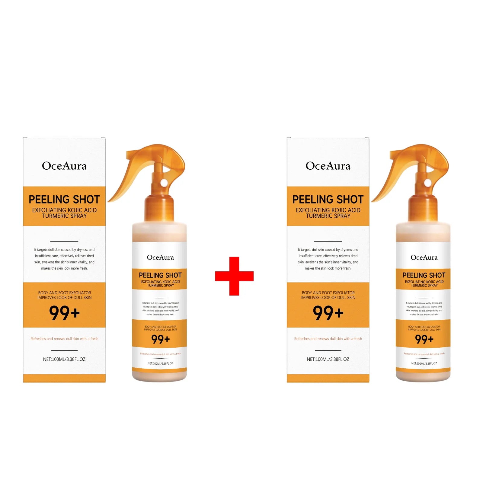 Exfoliating Body and Foot Peeling Spray for Smoother Brighter Skin - 14