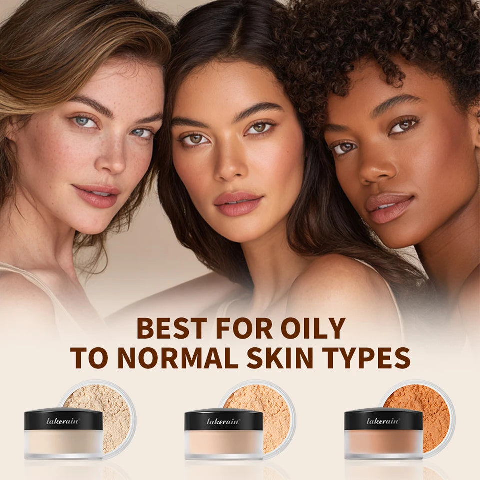 Translucent Loose Setting Powder for Flawless Matte Makeup Finish
