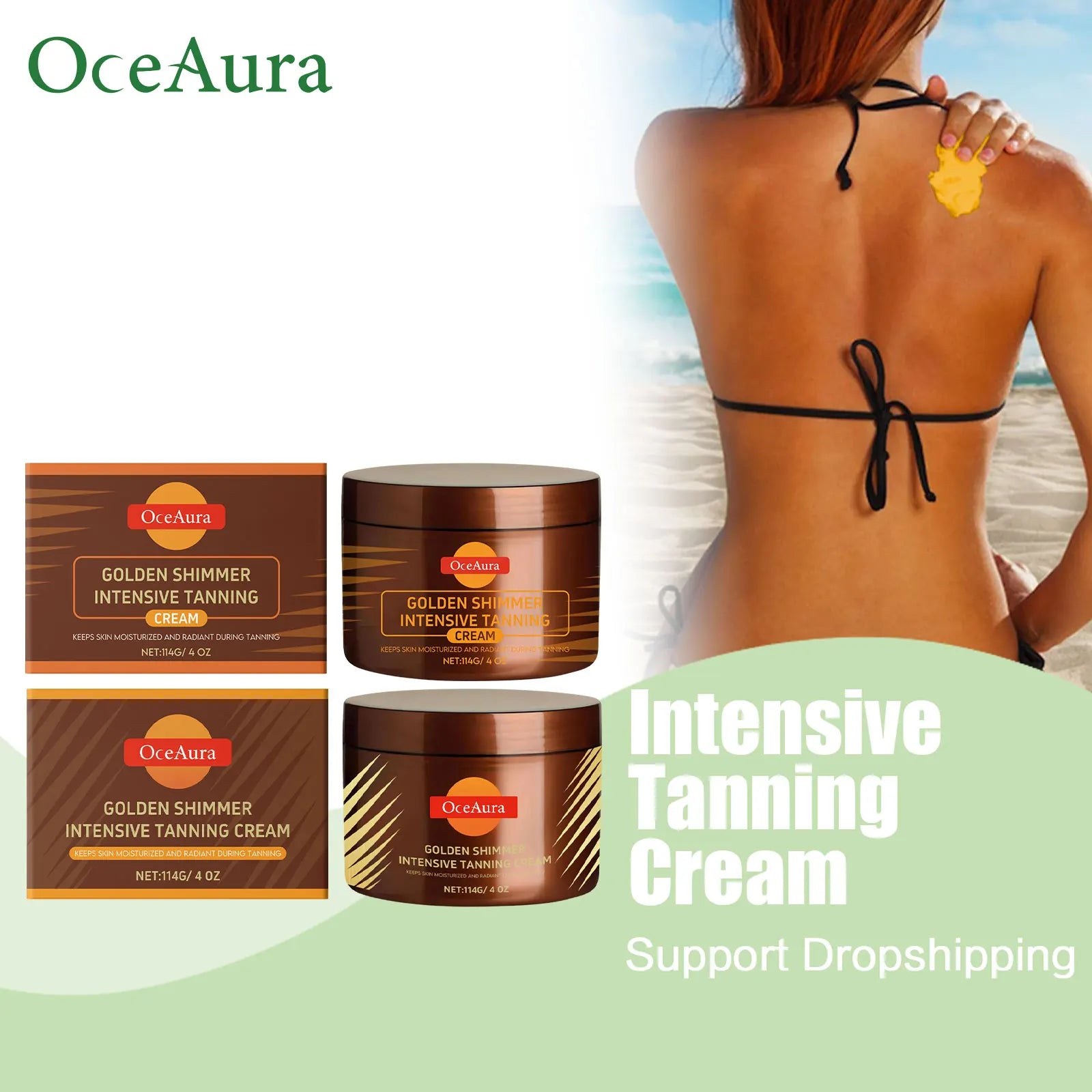 Intensive Tanning Accelerator Cream for Radiant Sunless Bronze Skin - 1