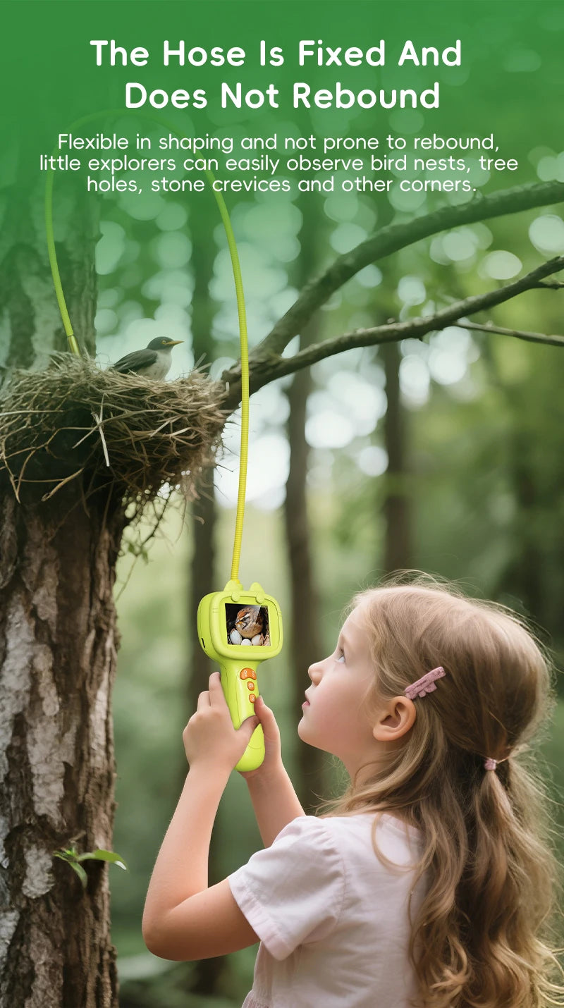 HD Borescope Inspection Camera for Kids Nature Exploration and Science - 11