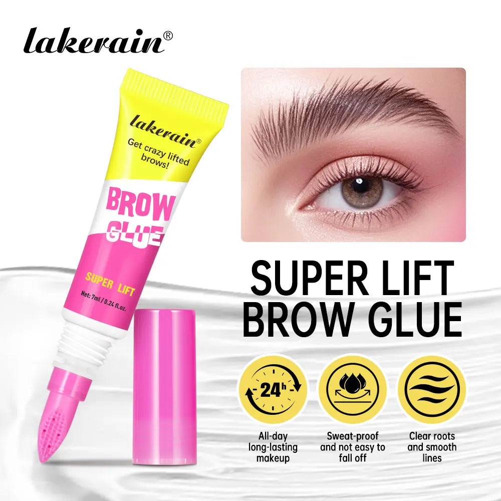 Long-Lasting Eyebrow Lamination Gel with Built-In Styling Comb - 2