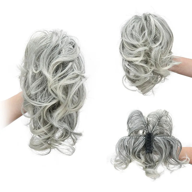 12-Inch Short Curly Claw Clip Ponytail Hair Extension - 12