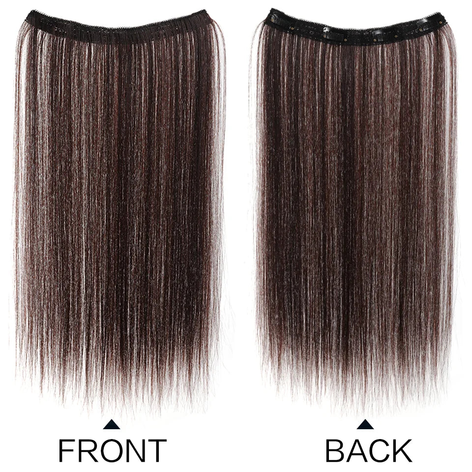 20 Inch Straight Clip-In Hair Extensions for Instant Highlights - 10