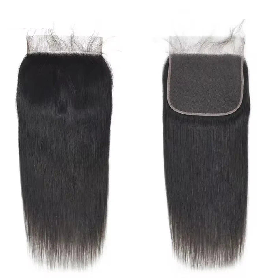 Transparent Lace Human Hair Closure for Natural Parting - 12