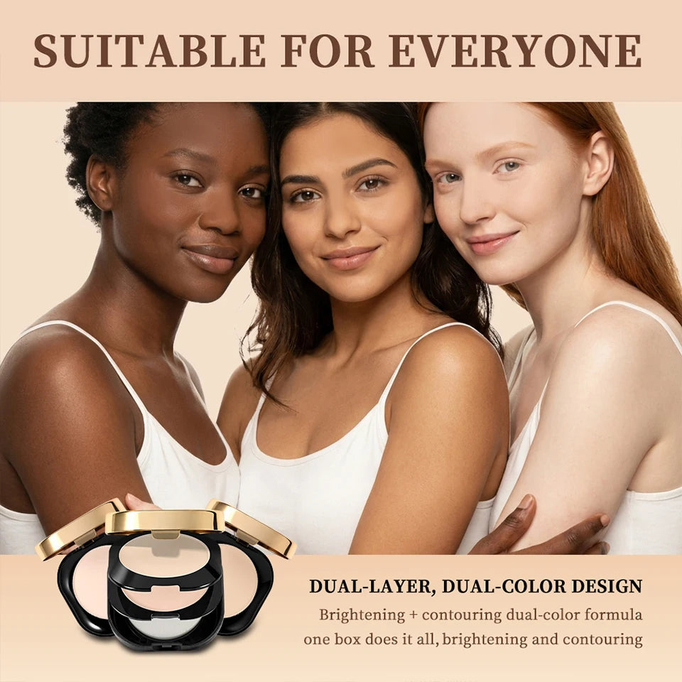 Double Layer Matte Setting Powder for Long-Lasting Oil Control and Coverage