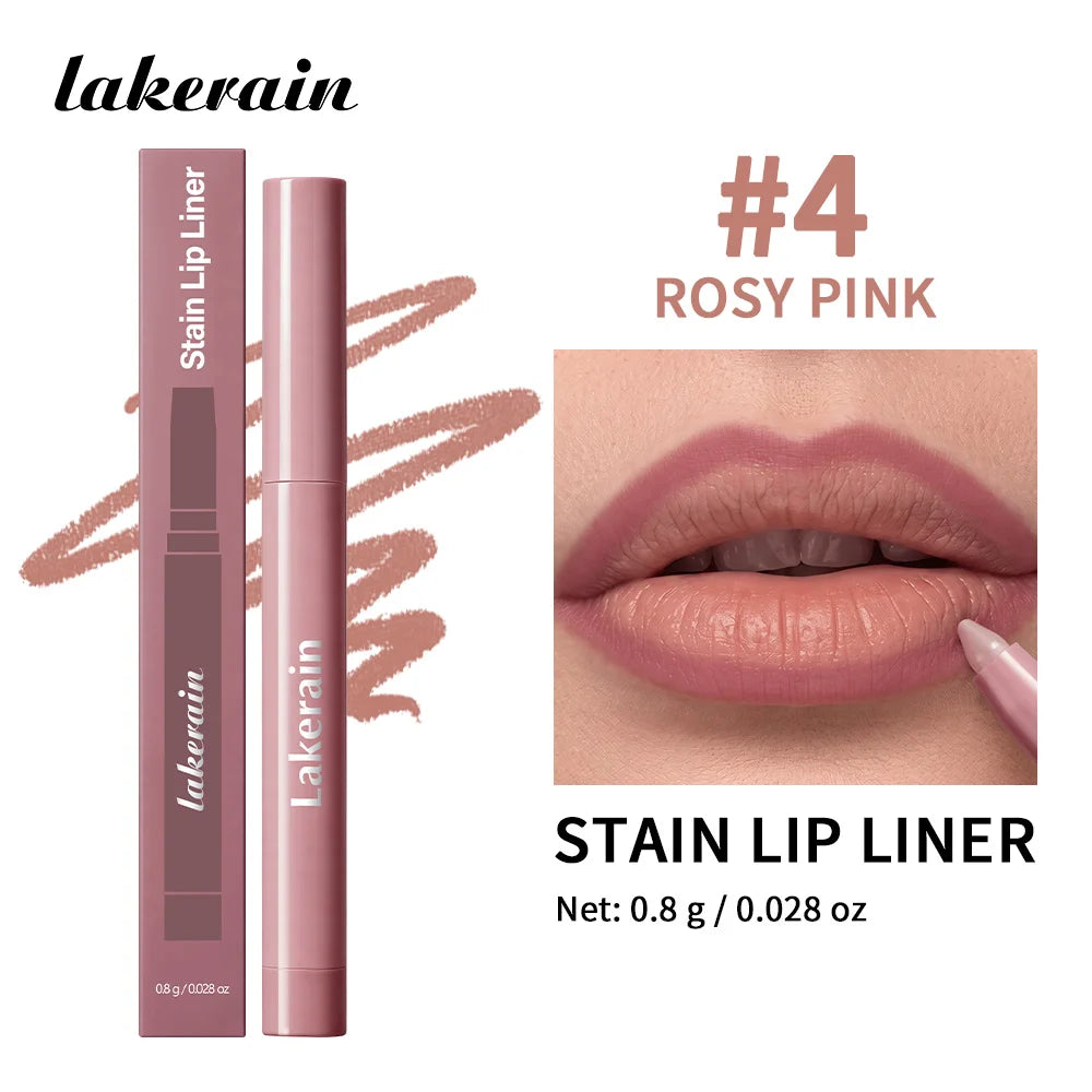 Waterproof Long-Lasting Matte Lip Liner Pencil for Smooth Lip Contouring - 23