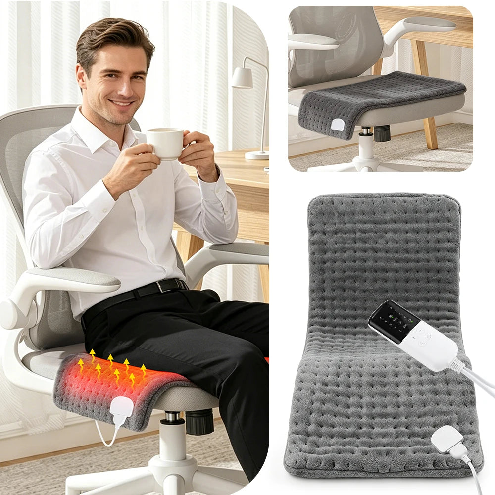 Electric Heating Pad for Pain Relief and Muscle Relaxation