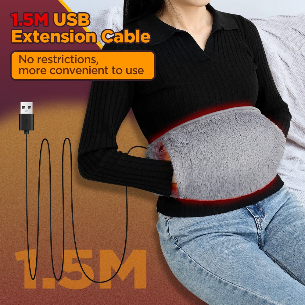 Electric Heating Waist Belt and Hand Warmer for Menstrual Cramp Relief - 23