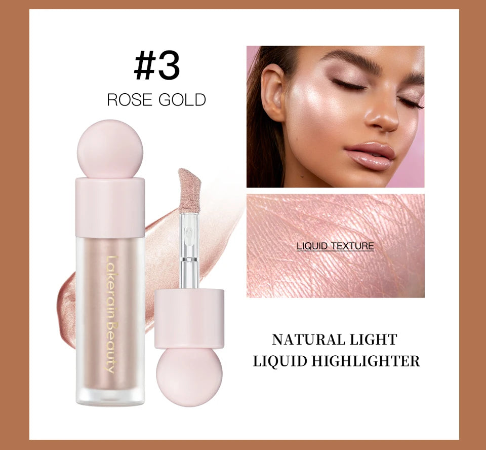 Liquid Highlighter for Radiant Glow and Natural Brightened Skin Finish