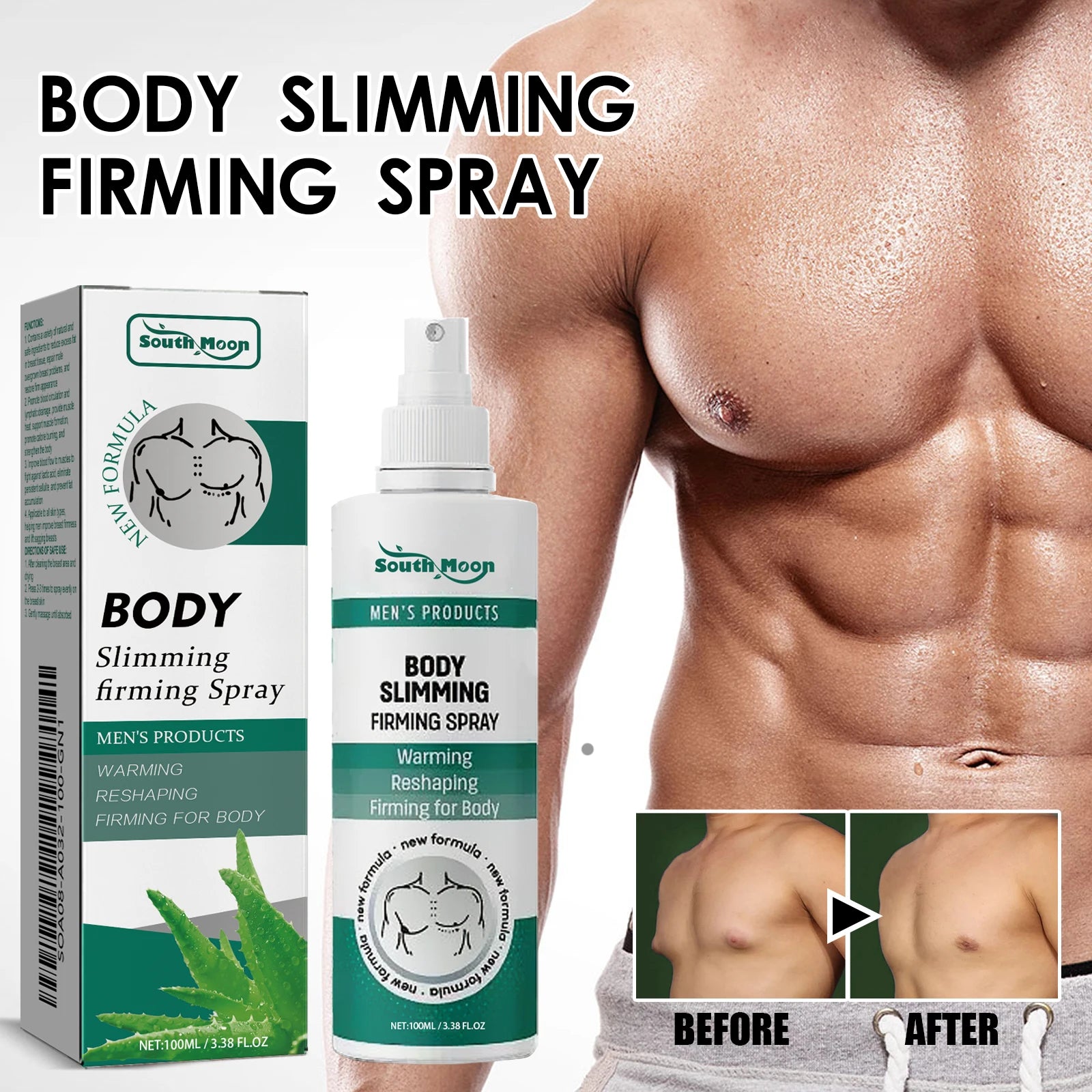 Chest Firming and Gynecomastia Reduction Spray for Men - 1