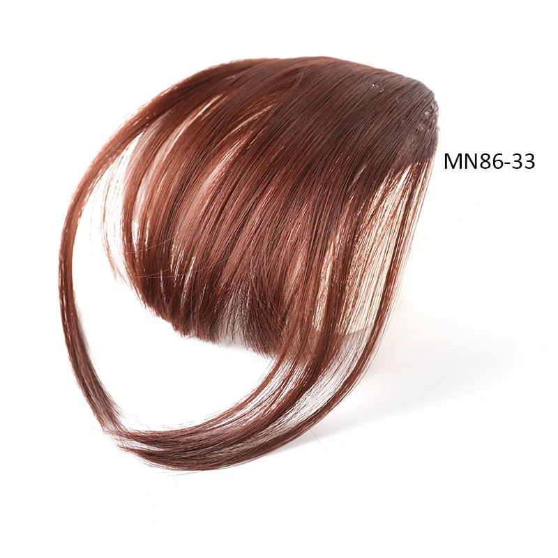 Clip-In Synthetic Wispy Bangs Hair Extension with Temples - 11