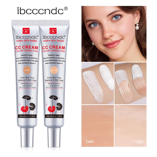 Color Correcting CC Cream for Flawless Even Skin Tone and Daily Hydration
