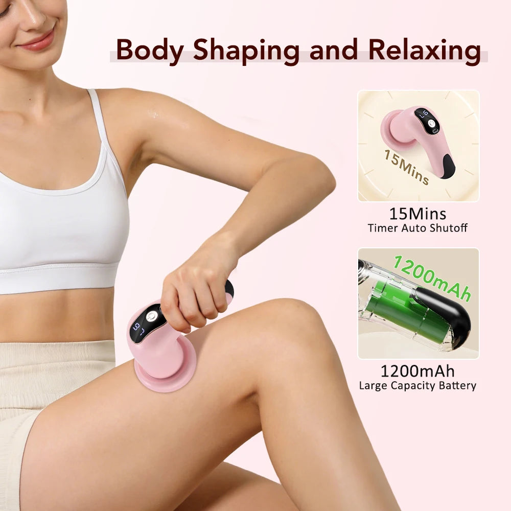 Electric Handheld Body Sculpting Massager for Cellulite and Fat Reduction