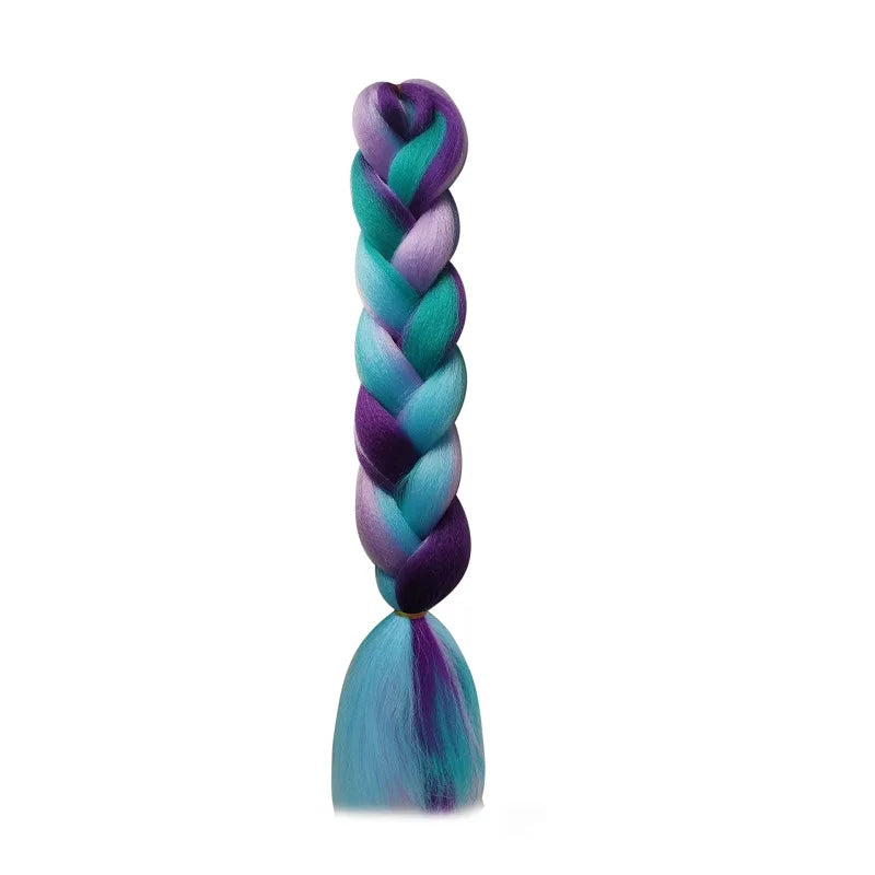 24-Inch Jumbo Braiding Hair Extensions for Vibrant Hairstyles