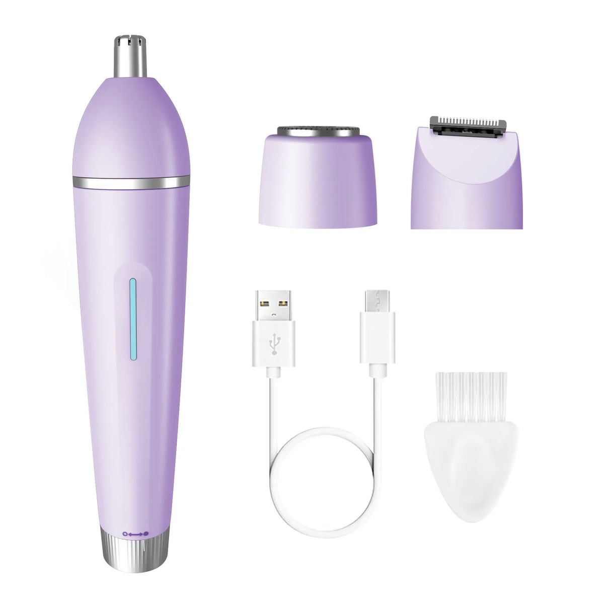 3-in-1 Electric Waterproof Bikini Trimmer and Body Hair Shaver for Women