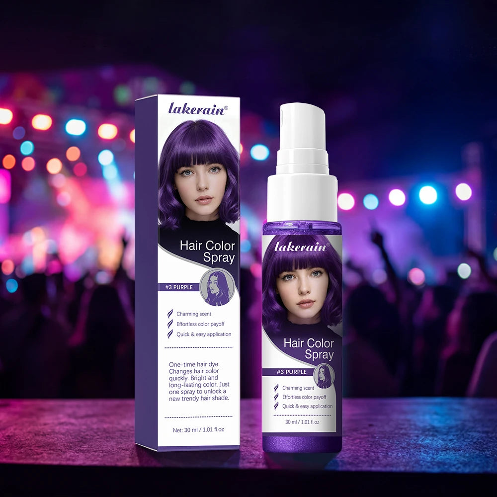 Temporary Washable Hair Color Spray for Instant Vibrant Styling