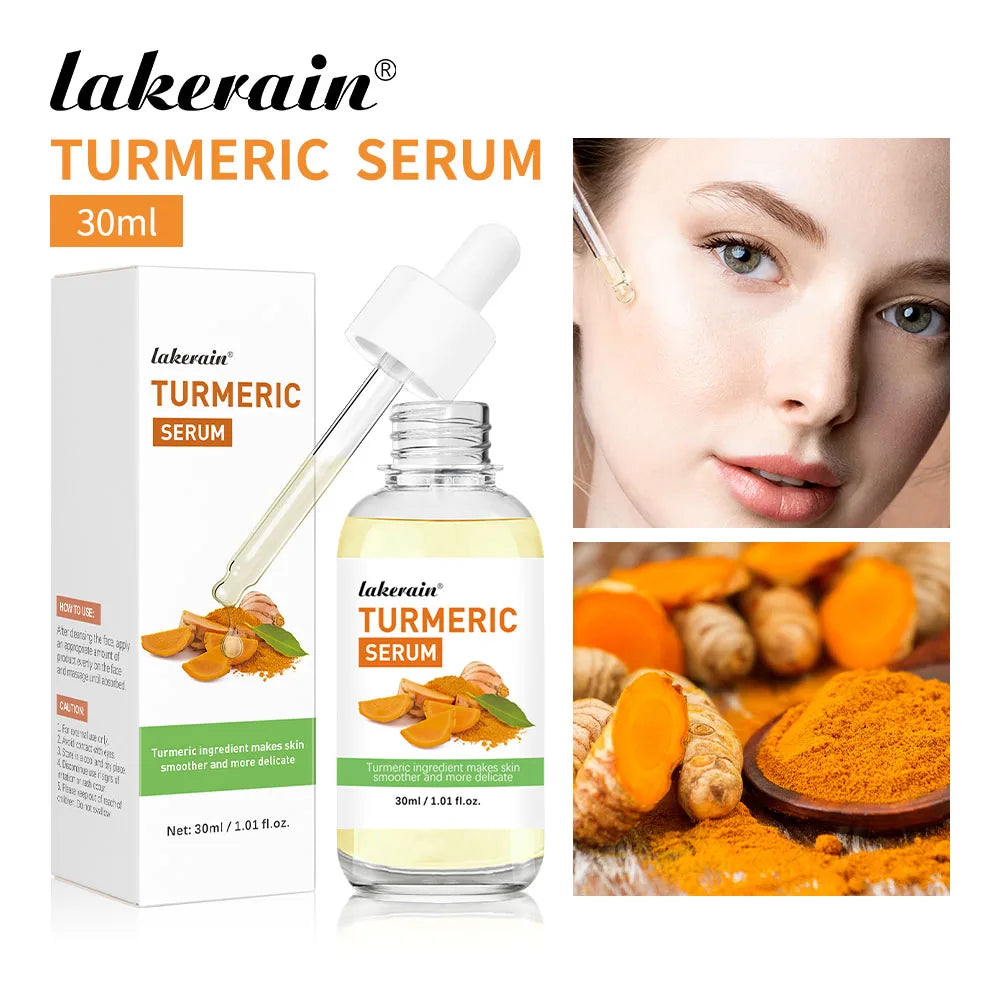 Brightening Turmeric and Kojic Acid Serum for Radiant Even Skin Tone
