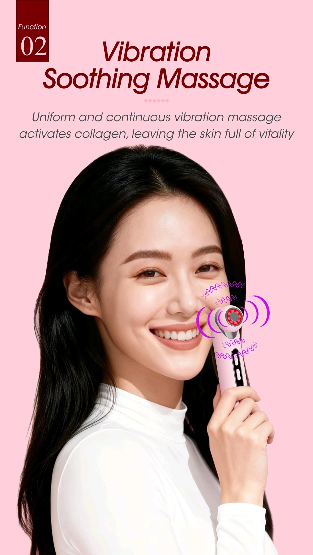 3-in-1 LED Photon Eye Facial Massager for Dark Circles and Fine Lines