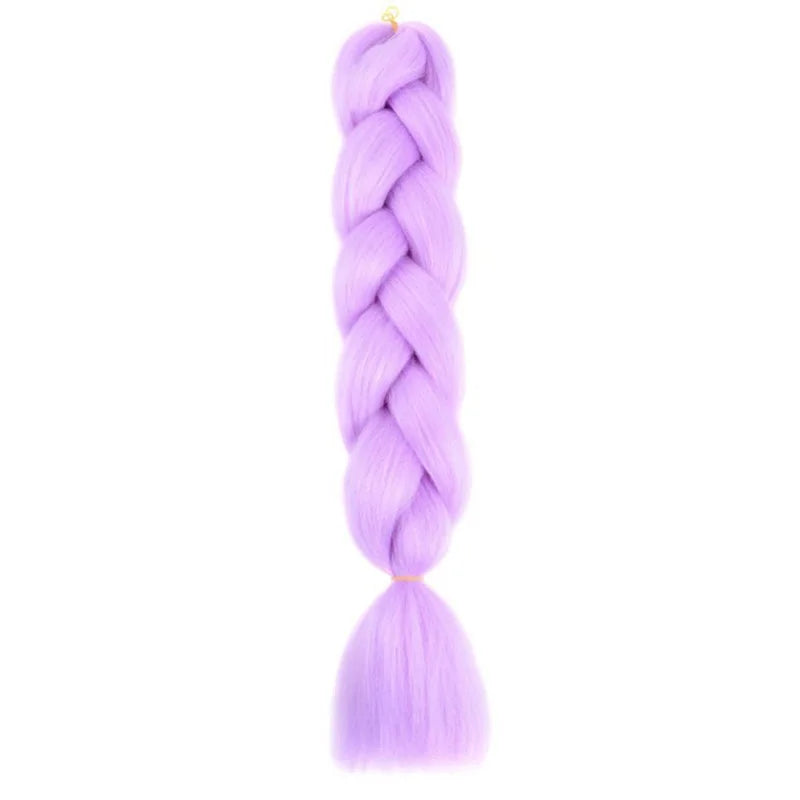 24-Inch Long Colorful Ombre Braiding Hair Extensions - 43