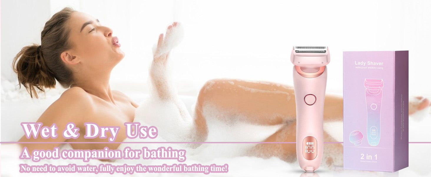 Electric Shaver for Women Painless Hair Remover for Body and Face - 11